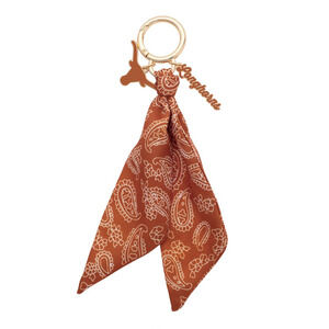 Texas Longhorns Logo Bandana Bag Charm Keychain